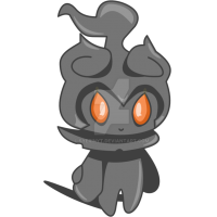 Mundo Pokémon - 802- Marshadow (Forma Espírito de Luta Ardente). Tipo:  lutador/fantasma. Evolução: Não Evolui. Histórico: Quando seu espírito de  luta começa a arder, Marshadow assume essa forma. Quando vai disparar um